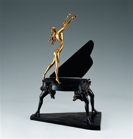 Surrealist Piano by Salvador Dali - Bronze Sculpture